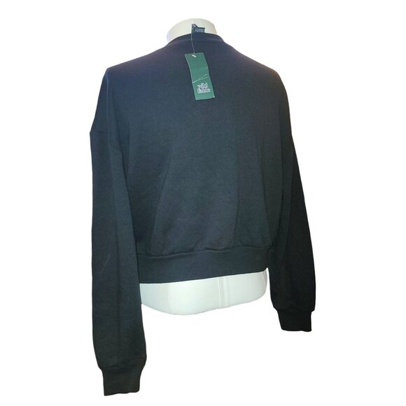 Wild Fable Black Sweatshirt Poly Cotton Blend Woman's XXL NWT JJ3394 - Picture 2 of 7
